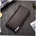 thumbnail image 4 of WEAVILUX Cartera Masculina Color Café Con Sencillo Y Cuero PU De Calidad, 4 of 8