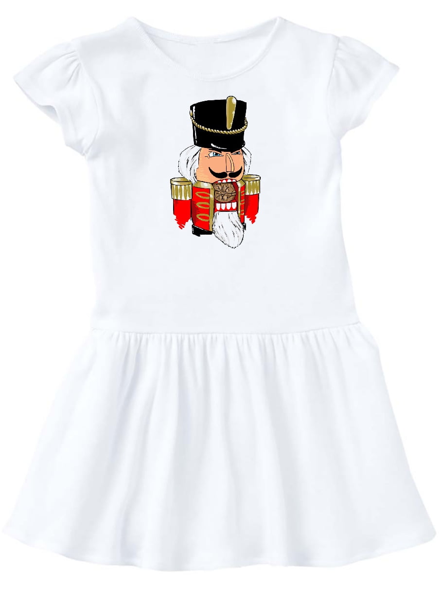 INKtastic Christmas Nutcracker in Red Toddler Dress