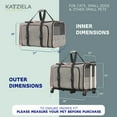 thumbnail image 3 of Katziela Rolling Rover Airline Compliant Expandable Wheeled Pet Carrier, 3 of 7