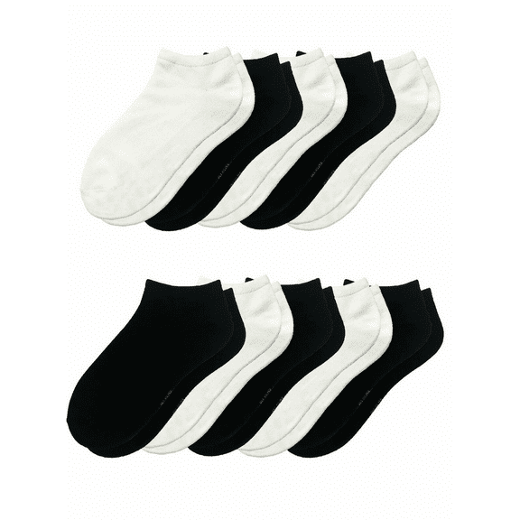 Felina No-Show Super Soft Bamboo Women's Socks  10-Pack One Size Fits Most