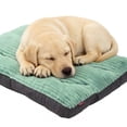 thumbnail image 2 of Small Dog Bed Washable Pet Mattress Thick Warm Cozy Cushion for Small Dogs Cats Indoor Puppy Sleeping Pad Comfortable Mat New Fall Decorations Style-H200, Green-b, S, 2 of 9