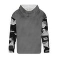 thumbnail image 2 of Camouflage Hoodies for Men Color Block Sweatshirts Camo Printed Hoodie Spring Fall Long Sleeve Tops Casual Hooded Pullover with Pockets Drawstring Hoody for Sports Running, 2 of 4