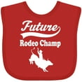 thumbnail image 3 of Inktastic Future Rodeo Champ Bull Rider Boys Baby Bib, 3 of 4