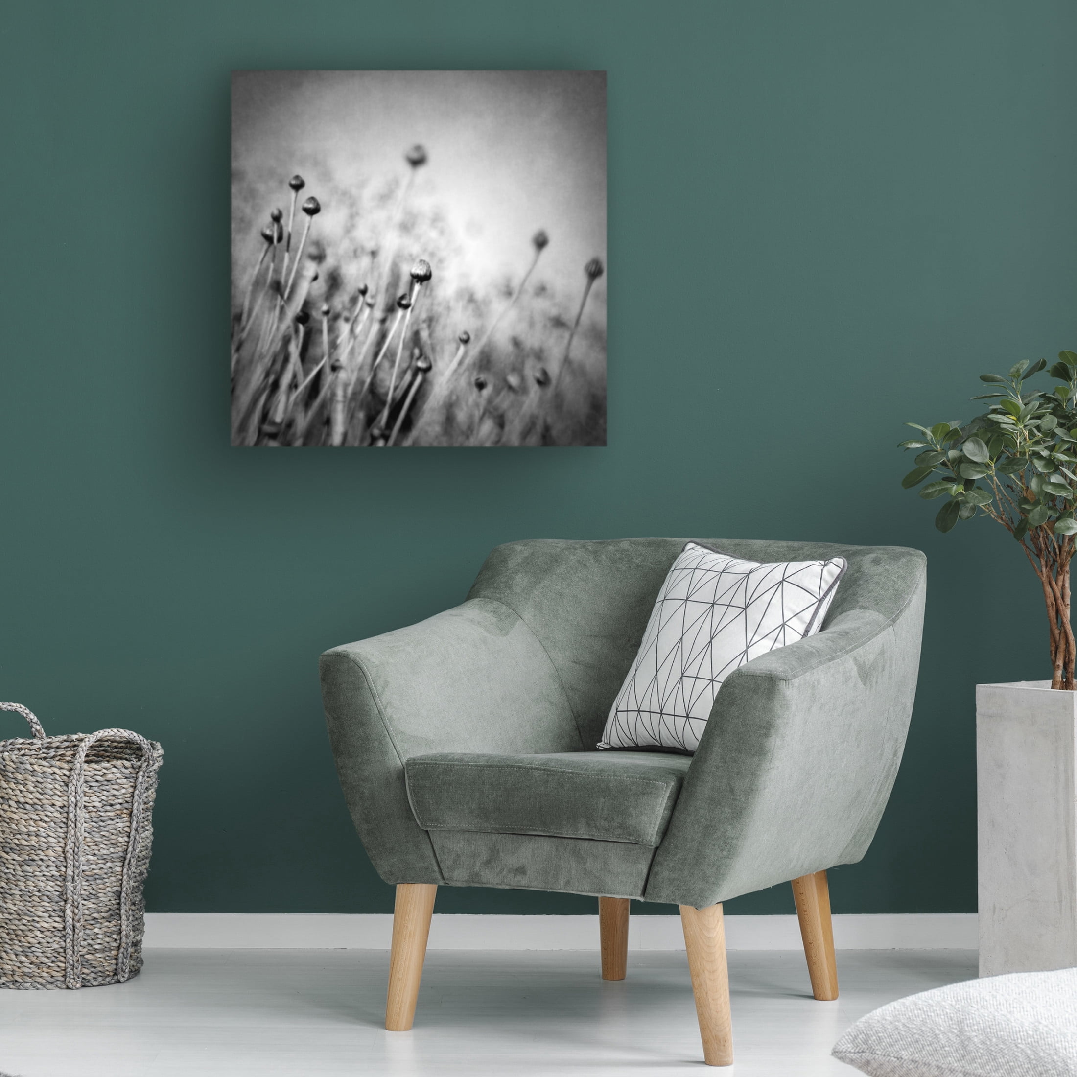 Canvas Wall Art - Vangelis Bagiatis 'Blossom Expectation' Wall Art for Living Room, Bedroom, or Office D?cor by Trademark Fine Art - 18 x 18 Inches