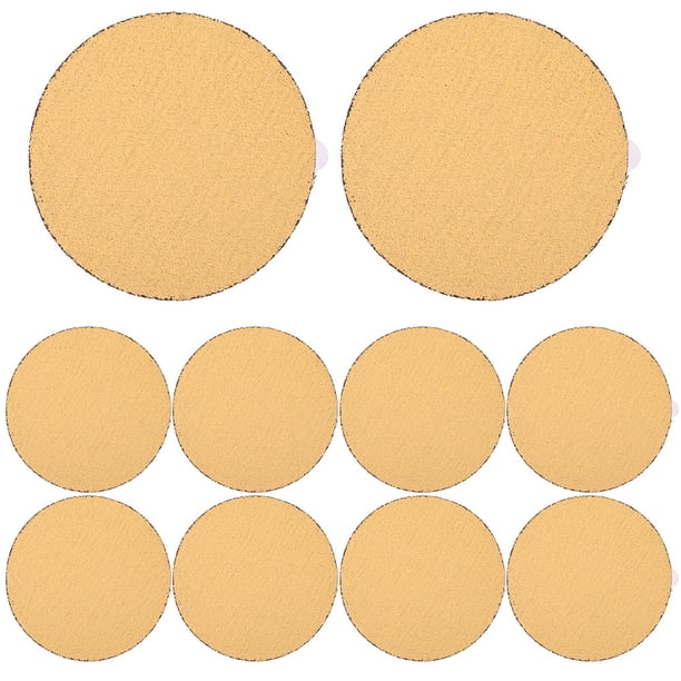 Disco de lijado autoadhesivo, accesorio de amoladora angular, almohadilla de papel de lija de 6 pulgadas, grano 60, 10 Uds.