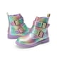 thumbnail image 4 of Botas DREAM PAIRS para Niñas con Brillo y Hebilla en el Tobillo Arcoíris Talla 4 para Niñas Grandes, 4 of 5