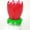Red, variant on Happy Birthday Candles — Cake Candles | Safe to Use (No Sparklers or Fireworks) | Party Decoration & Gift | 14 Candles | with Music (red)