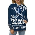 thumbnail image 4 of Football Cowboys Men's Women Vintage 3D Hooded Sweatshirt - All-Season Loose Fit Streetwear, 4 of 6