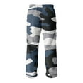 thumbnail image 5 of Hearthz Flannel Pajama Pants for Men Camouflage Men Pajama Pants Winter Warm Plush Fluffy Sleep Pants for Men with Pockets, 5 of 6