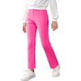 thumbnail image 2 of CPNG Girls Summer Thin Leggings Pants Solid Color Full Length Basic Leggings Stretchy Legging Footless Tight Pants(Hot Pink,8-9 Years), 2 of 6