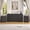 Black, variant on YouTrend 3-Piece Modern Bedroom Set - 6 Drawer Wide Dresser & Nightstands Set of 2 with Fluted Design, Anti-Tip Safety Brown Natural Wood Storage Furniture for Bedroom,Hallway