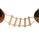 thumbnail image 3 of Greeniant Interacción de nido de coco, juguete interactivo, nidos colgantes, diseño hueco, artesanía, escalera de madera, cama de cría, jaula, columpio Juguetes para pájaros Greeniant PT004188-00, 3 of 6