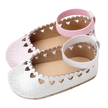 

eczipvz Baby Shoes Summer Children Walking Shoes Girls Flat Bottom Casual Shoes Round Toe Elastic Running Shoes for Toddler Boys (White 4 )