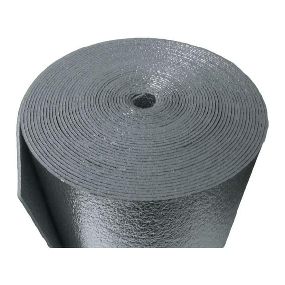 AD3 Reflective Foam Insulation Shield, 24" x 50ft, 100sqft, Aluminum Radiant Barrier