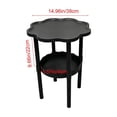 thumbnail image 3 of Dalxymotic Compact Bedside Nightstand Table, Mini Apartment Side Table, Multi Use Nightstand, Space Saving Mini Nightstand for Bedroom, Living Room, Home, Apartment, Office, 3 of 7