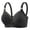 Black, variant on Hrsba Womens Plus Size Bra,Women's Large Size Adjustable Push-Up Breathable Full Cup Bra Without Wires,Womens Casual Summer Bra,Womens Bra