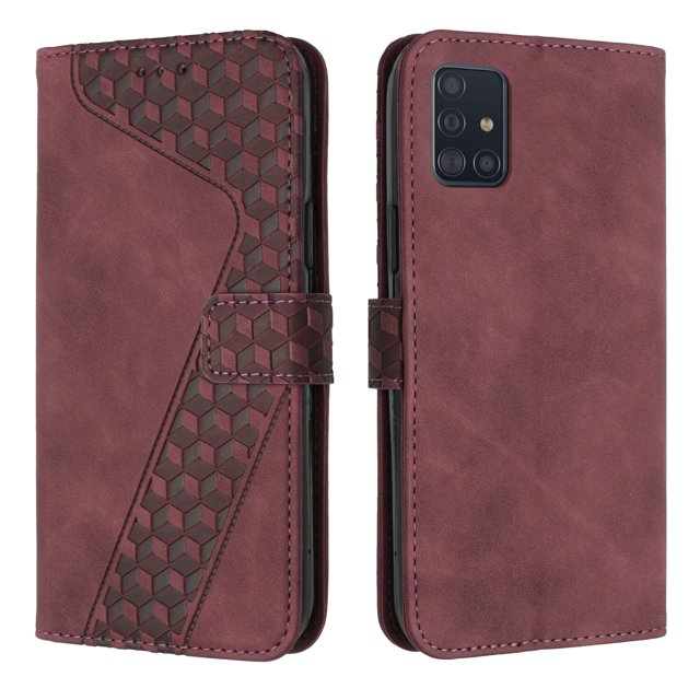 Compatible with Samsung Galaxy A71 5G Case Wallet Design with Card Slots Magnetic Closure Cover
