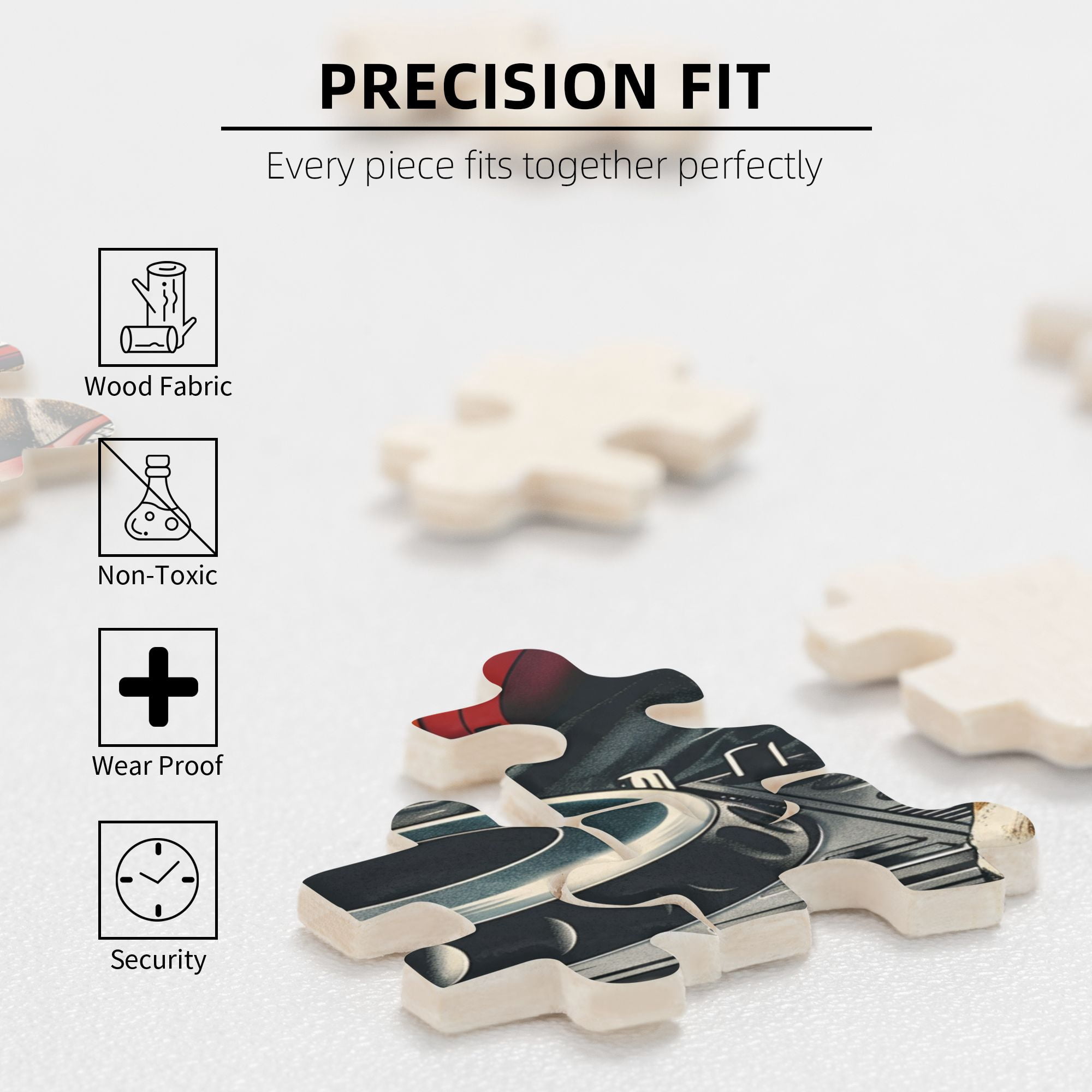 1000 PCS 1000 Piece Wooden Jigsaw Puzzles The Dog That Plays Discs,Funny Artwork For Animal,Strange Animal Imagination,Enjoy The Puzzle Solving Process,Modern Art Animal Puzzle As Home Wall Decor