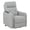 Light Gray, variant on Coaster Dayes Upholstered Fabric Power Lift Recliner Chair in Taupe