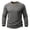 #04-Gray, variant on Men Blouse Mineart Round Neck Tops Raglan Sleeve Pullover Men's Solid Color Lightweight Crew Neck Shirts Casual Athletic Long Sleeve Basic Tee