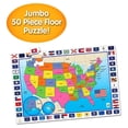 thumbnail image 2 of The Learning Journey Jumbo Floor Puzzles USA Map, 2 of 4