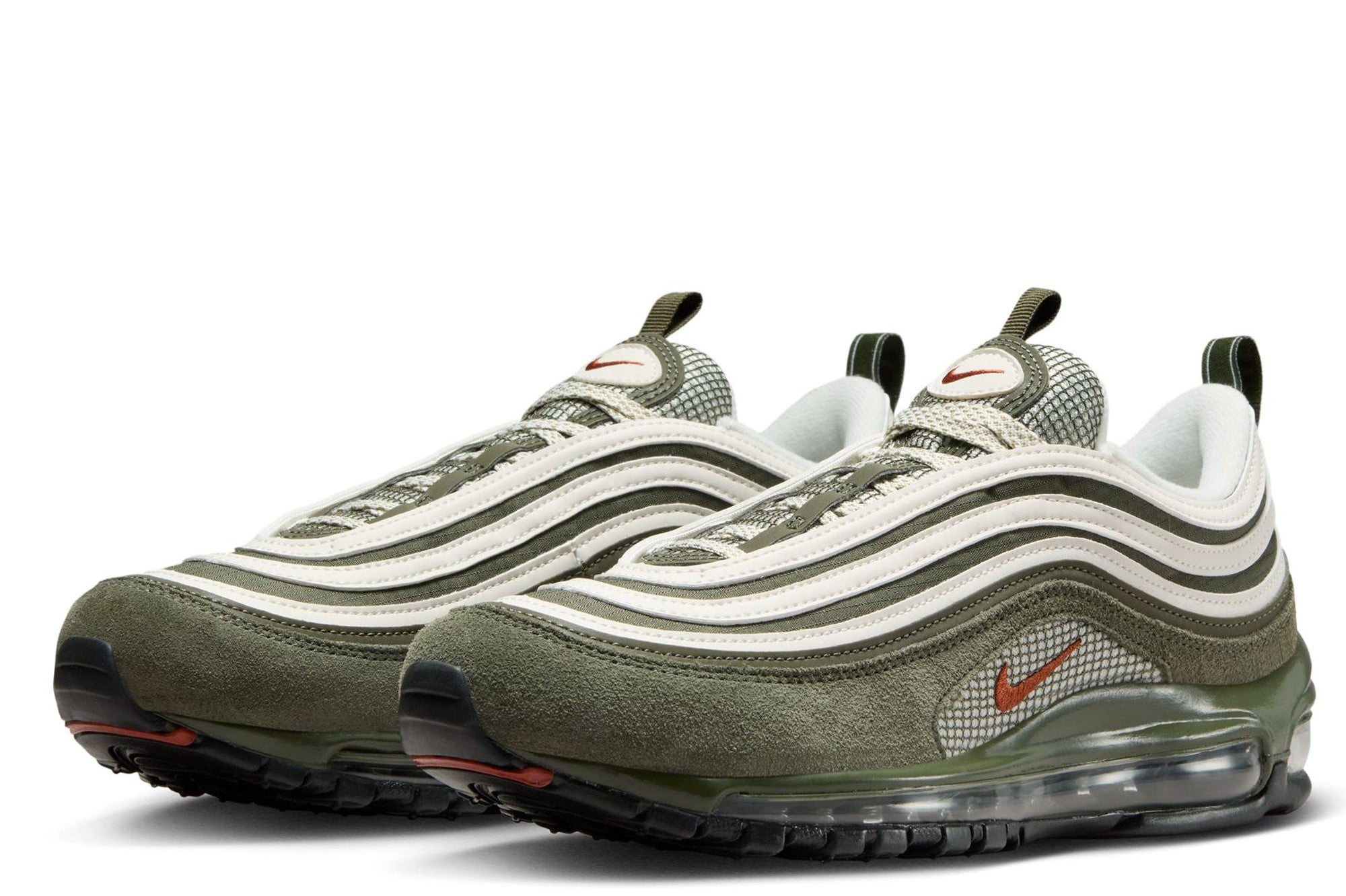 grey orange air max 97
