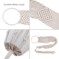 thumbnail image 3 of Amerteer 4 Pack Macrame Plant Hanger 41.3” Long with Handmade Cotton Cord, 3 of 6