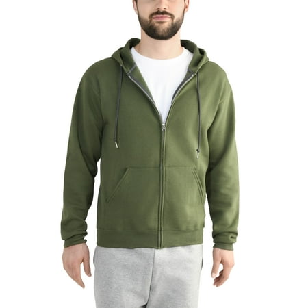 - Fruit of the Loom Men's Dual Defense EverSoft Fleece Full Zip Hooded Sweatshirt