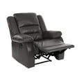 thumbnail image 5 of OakvillePark Mulberry Faux Leather Upholstered Reclining Chair, Brown, 5 of 8