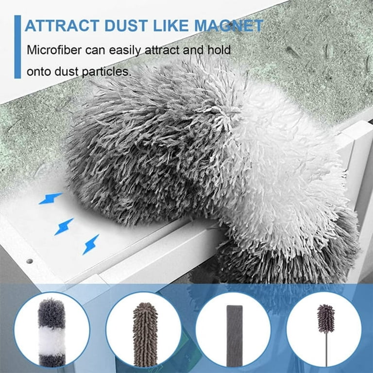 Happylost Microfiber Duster 6-Piece Kit with 100" Pole photo 3