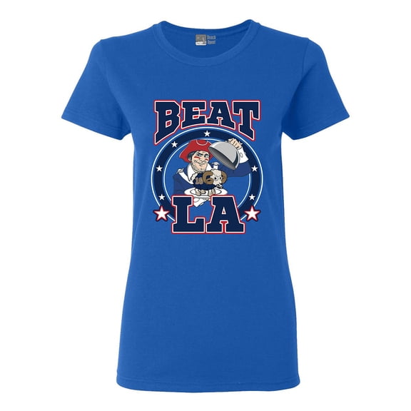 Ladies Beat LA New England Football Fan Gear DT T-Shirt Tee