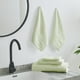thumbnail image 5 of Gogreen Juego de Toallas de Baño 100% Algodón de 6 Piezas, 2 Toallas de Baño, 2 Toallas de Mano y 2 Toallitas, Toallas Muy Absorbentes para Baño, Gimnasio, Hotel (Verde Salvia), 5 of 7
