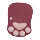 thumbnail image 4 of Alfombrilla de ratón con diseño de pata de gatito, con respaldo antideslizante para la muñeca, cómoda para el escritorio Rojo, 4 of 9