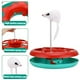thumbnail image 2 of Juguetes para gatos, juguetes para gatos de interior, juguetes interactivos para gatitos, pistas sobre ruedas con hierba gatera, resorte, juguete para mascotas con pelotas de ejercicio, ratón (rojo), 2 of 7