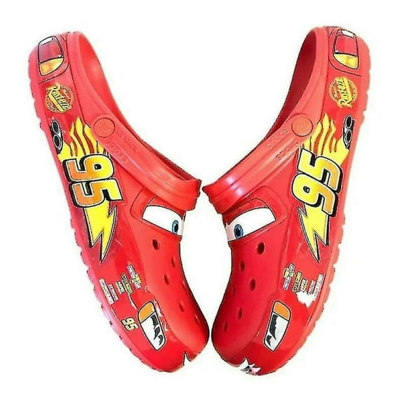 Sabots pour Voitures Adultes et Jeunes Mc Queen 95 Antidérapants Sandales Chaussures d'Eau