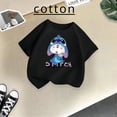 thumbnail image 2 of Marca Disney Kids Camiseta de algodón cómoda con puntadas animadas Camiseta de verano para niños Ropa informal de moda urbana para niños y niñas, 2 of 5