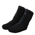 thumbnail image 1 of 1 Pair Non Slip/skid Socks, Winter Fluffy Cozy Fleece Socks, Plush Thick Warm Floor Socks, 1 of 5