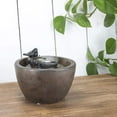 thumbnail image 3 of Foreside Home & Garden Foreside Bronze Leaf with Bird Fountain, 3 of 5