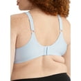 thumbnail image 2 of Women's Olga 35519 Lace Sheer Leaves Underwire Minimizer Bra (Blue Cashmere 38C), 2 of 2