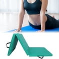 thumbnail image 3 of Three Fold Folding Exercise Mat Adult Yoga Pad for Pilates Gymnastics Training Green Oxford Cloth, 3 of 8