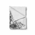 thumbnail image 2 of Celtic Soft Flannel Fleece Throw Blanket, Gothic Image in Celtic Style Simplistic Traditional Timeless Pattern Print, Cozy Plush for Indoor and Outdoor Use, 70" x 90", White and Black, by Ambesonne, 2 of 6