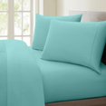 thumbnail image 1 of Bamboohart Fresh Linen Collection United 1200 Thread Count 100% Egyptian Quality Cotton Solid Sheet Set (King  Navy), 1 of 2