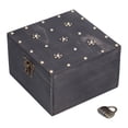 thumbnail image 3 of Retro Wooden Box, Treasure Wooden Box Portable Decorative Safe With Password Lock For Ornament For Living Room For Home, 3 of 8