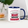 thumbnail image 3 of CafePress - Heart Surgery Survivor Mugs - 11 oz Ceramic Mug - Novelty Coffee Tea Cup, 3 of 4