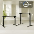 thumbnail image 3 of Ergomaker Electric Standing Desk Frame Black Height Adjustable Standing Base Frame for 40" to 63" Desk Tops, 3 of 8