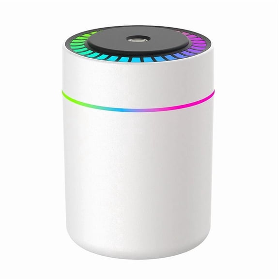 Crazyview 180ML Mini Humidifier, Portable USB-C Personal Humidifier with Colorful LED Light, Quiet