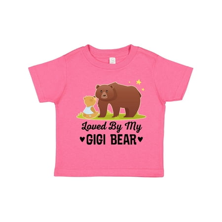 

Inktastic Gigi Bear Loves Me Grandson Gift Toddler Boy or Toddler Girl T-Shirt
