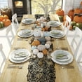 thumbnail image 2 of Halloween Decorations Sets Halloween Tablecloth Spooky Bat Spiderweb Lace 4Pcs, 2 of 7