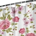 thumbnail image 4 of Waterproof Pioneer Shower Curtain 36x72 Inch Polyester Unique Colorful Floral Shower Curtain for Bathroom Hotel Home Decor with 7 Plastic Hooks, 4 of 5