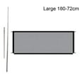 thumbnail image 1 of thinsony Dog Fence Indoor Isolation Gate Breathable Mesh Playpen Foldable Obstacle Isolated Barrier Protection Net Outdoor 180-72cm, 1 of 9